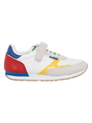 Benetton Sneakersy w kolorze białym ze wzorem rozmiar: 28