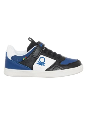 Benetton Sneakersy w kolorze czarno-niebiesko-białym rozmiar: 31