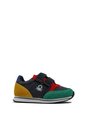 Benetton Sneakersy w kolorze granatowo-zielono-musztardowym rozmiar: 32