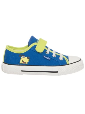 Benetton Sneakersy w kolorze niebiesko-limonkowym rozmiar: 28