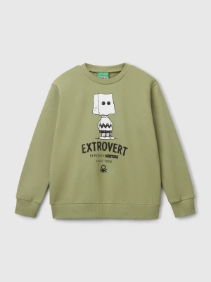 Benetton, Snoopy ©peanuts Sweatshirt In Cotton, size XL, , Kids United Colors of Benetton