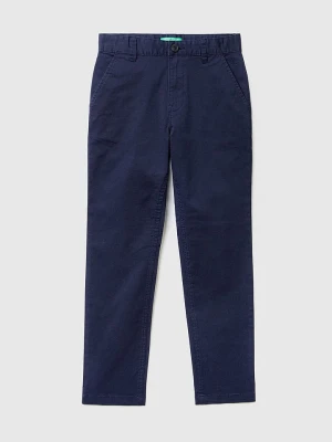 Benetton Spodnie chino w kolorze granatowym rozmiar: 160