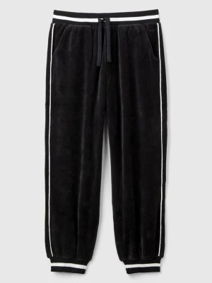 Benetton Spodnie dresowe w kolorze czarnym rozmiar: 122