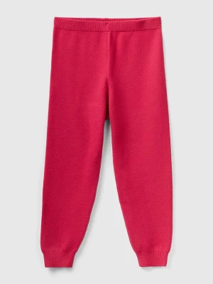 Benetton Spodnie dresowe w kolorze czerwonym rozmiar: 140