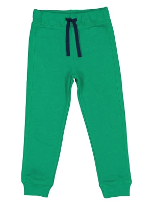 Benetton Spodnie dresowe w kolorze zielonym rozmiar: 122