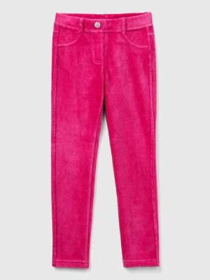 Benetton Spodnie sztruksowe w kolorze różowym rozmiar: 168