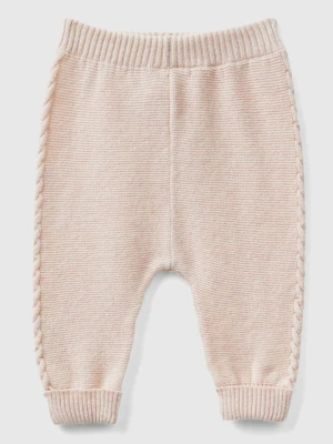 Benetton Spodnie w kolorze beżowym rozmiar: 74