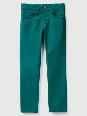 Benetton Spodnie w kolorze turkusowym rozmiar: 150