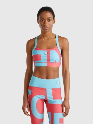 Benetton, Sports Bra Top With Padding, size M, Multi-color, Women United Colors of Benetton