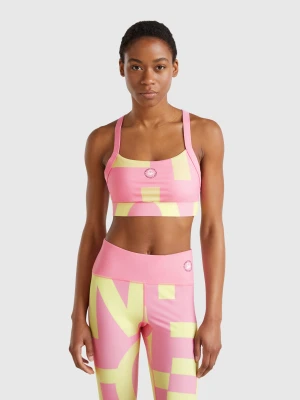Benetton, Sports Bra Top With Padding, size XS, Multi-color, Women United Colors of Benetton