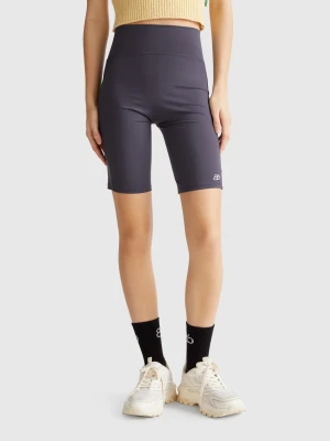 Benetton, Sports Cycling Leggings, size S, Dark Gray, Women United Colors of Benetton