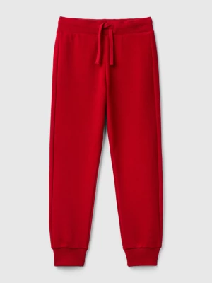 Benetton, Sporty Trousers With Drawstring, size 3XL, Red, Kids United Colors of Benetton