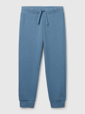 Benetton, Sporty Trousers With Drawstring, size XL, Light Blue, Kids United Colors of Benetton