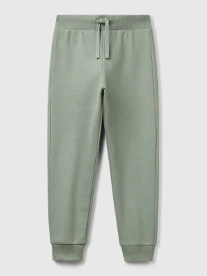 Benetton, Sporty Trousers With Drawstring, size XL, Light Green, Kids United Colors of Benetton