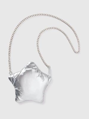 Benetton, Star-shaped Crossbody Bag, Size: OS, Dark Gray, Kids United Colors of Benetton