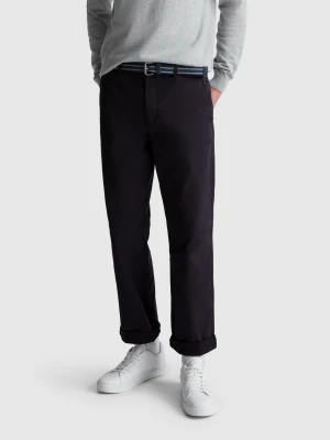 Benetton, Straight Fit Chinos, Size: 56, Dark Blue, Men United Colors of Benetton