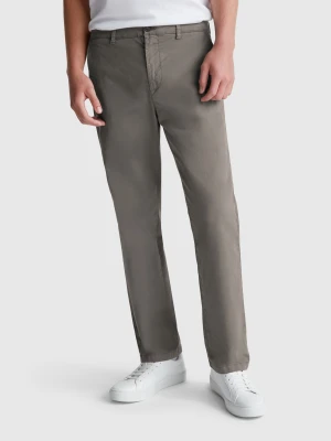 Benetton, Straight Fit Chinos, size 56, Dark Gray, Men United Colors of Benetton