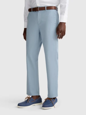 Benetton, Straight Fit Chinos, size 56, Light Blue, Men United Colors of Benetton