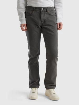 Benetton, Straight Fit Jeans, size 28, Dark Gray, Men United Colors of Benetton