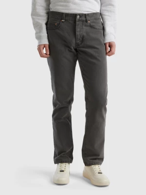 Benetton, Straight Fit Jeans, size 35, Dark Gray, Men United Colors of Benetton