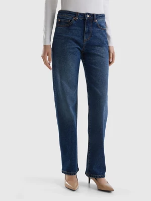 Benetton, Straight Leg Jeans, size 30, Blue, Women United Colors of Benetton