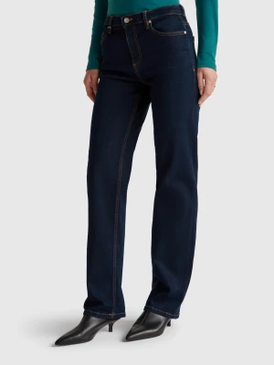 Zdjęcie produktu Benetton, Straight Leg Jeans, Size: 28, Dark Blue, Women United Colors of Benetton