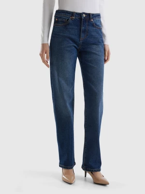 Benetton, Straight Leg Jeans, size 32, Blue, Women United Colors of Benetton