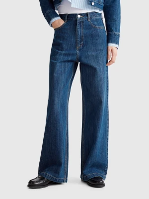 Benetton, Straight Leg Jeans, size S, Blue, Women United Colors of Benetton