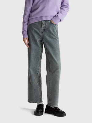 Benetton, Straight Leg Jeans, Size: S, Gray, Women United Colors of Benetton