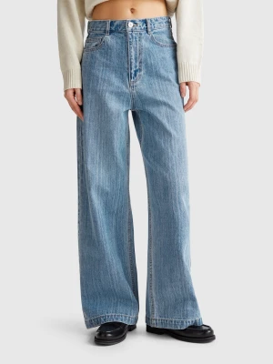 Benetton, Straight Leg Jeans, size S, Light Blue, Women United Colors of Benetton