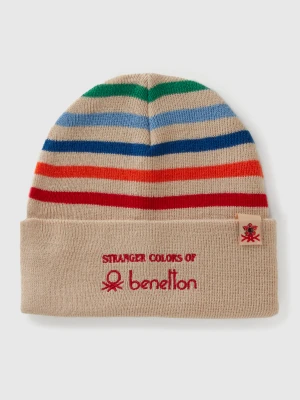 Benetton, Stranger Things Hat, Size: S-L, Beige, Kids United Colors of Benetton