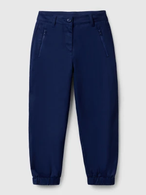 Benetton, Stranger Things Satin Trousers, Size: XL, Dark Blue, Kids United Colors of Benetton