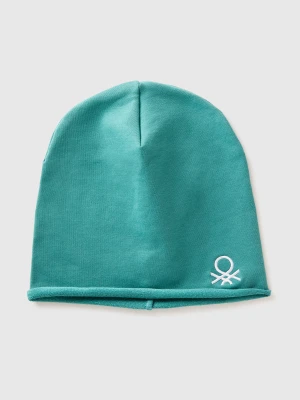 Benetton, Stretch Cotton Cap, Size: 104, Aqua, Kids United Colors of Benetton