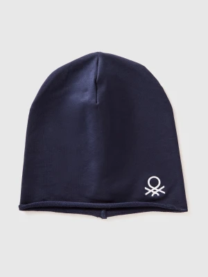Benetton, Stretch Cotton Cap, Size: 110-116, Dark Blue, Kids United Colors of Benetton