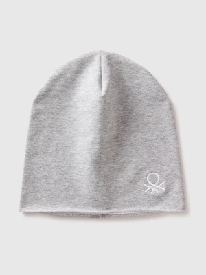 Benetton, Stretch Cotton Cap, Size: 110-116, Light Gray, Kids United Colors of Benetton