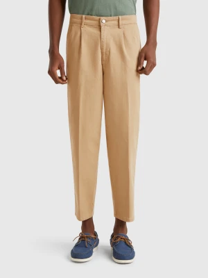 Zdjęcie produktu Benetton, Stretch Cotton Chinos, size 56, Beige, Men United Colors of Benetton