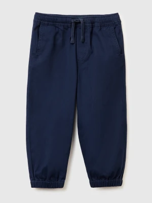 Benetton, Stretch Cotton Joggers, Size: 116, Dark Blue, Kids United Colors of Benetton