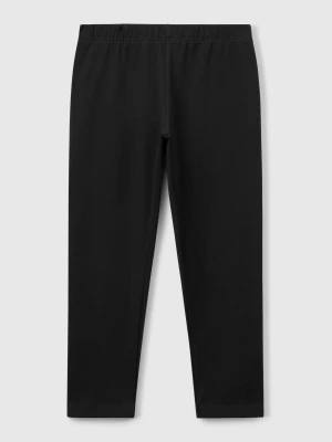 Benetton, Stretch Cotton Leggings, size 116, Black, Kids United Colors of Benetton
