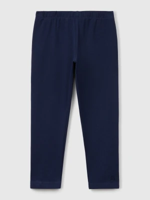 Benetton, Stretch Cotton Leggings, Size: 116, Dark Blue, Kids United Colors of Benetton