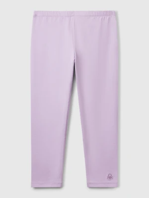 Zdjęcie produktu Benetton, Stretch Cotton Leggings, size 116, Lilac, Kids United Colors of Benetton