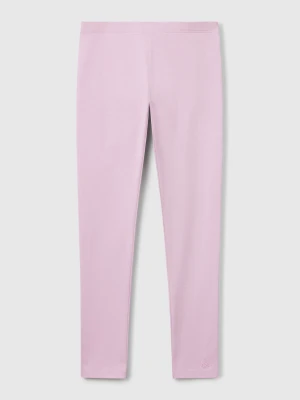 Benetton, Stretch Cotton Leggings With Logo, Size: XL, Kids United Colors of Benetton
