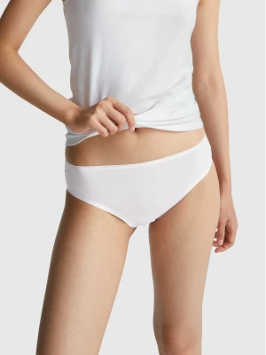 Benetton, Stretch Cotton Underwear, size XS, White, Women United Colors of Benetton