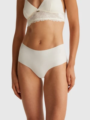 Benetton, Stretch Lace Underwear, Size: XS, Creamy White, Women United Colors of Benetton