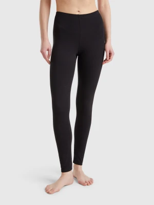 Benetton, Stretch Leggings, size XS, Black, Women United Colors of Benetton