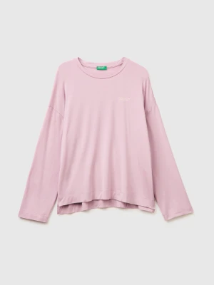 Benetton, Stretch Modal Sweater, Size: XXS, Pink, Women United Colors of Benetton