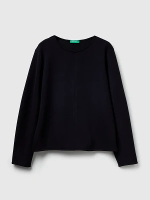 Benetton, Stretch Modal T-shirt, Size: XXS, Black, Women United Colors of Benetton