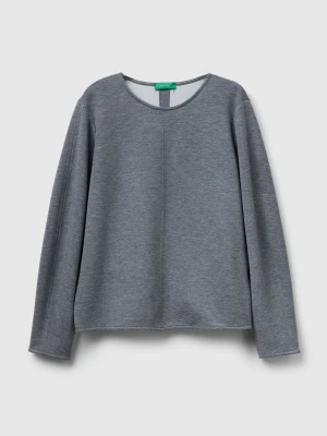 Benetton, Stretch Modal T-shirt, Size: XXS, Gray, Women United Colors of Benetton