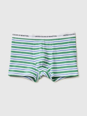 Benetton, Stretch Organic Cotton Boxers, Size: XL, Multi-color, Men United Colors of Benetton