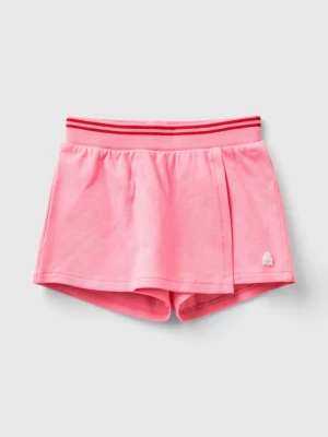 Benetton, Stretch Organic Cotton Culottes, size 82, Pink, Kids United Colors of Benetton