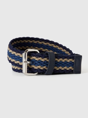 Benetton, Stretch Ribbon Belt, Dark Blue, Men United Colors of Benetton